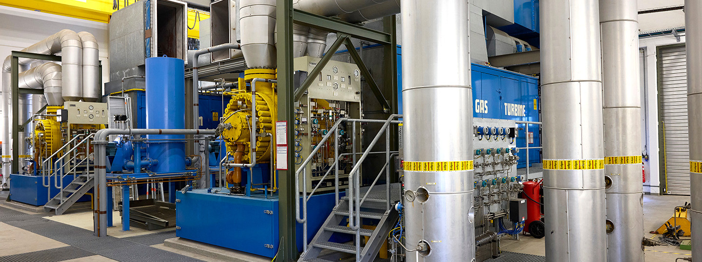 Erdgas-Verdichterstation der Thyssengas GmbH Standort Hünxe